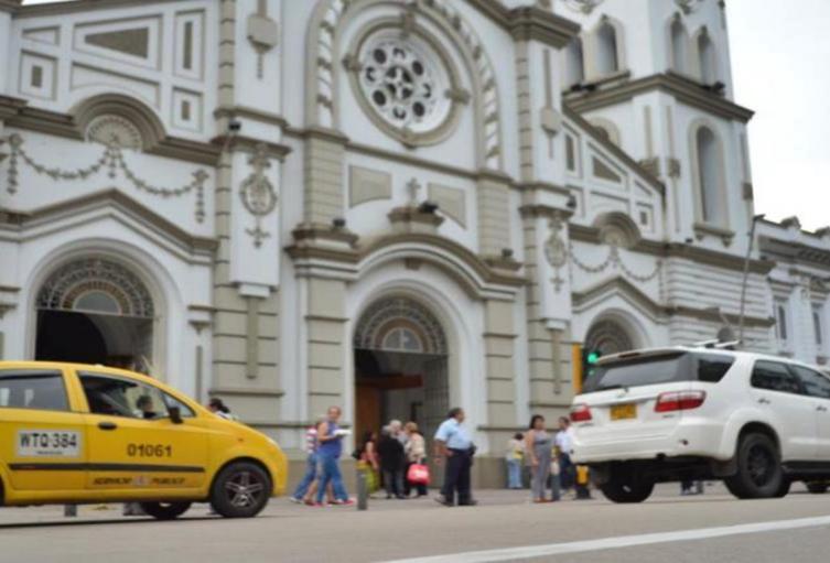 Uber y taxistas en Ibagué