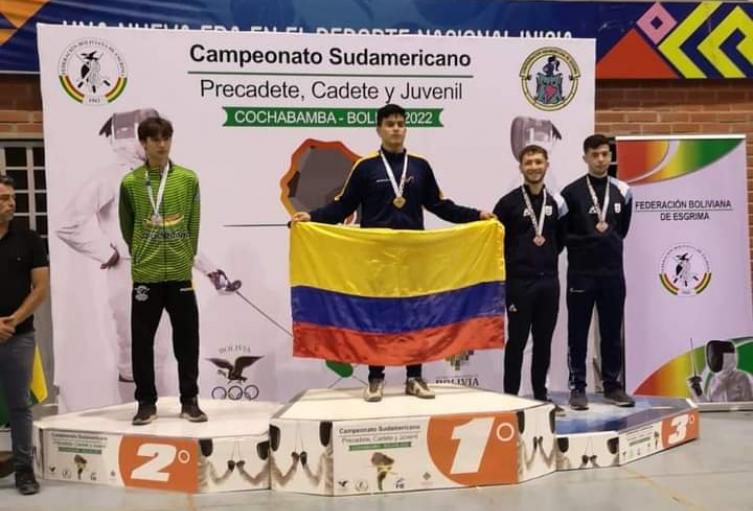 Samuel Gualtero orgullo tolimense para nuestra seleccion Colombia de esgrima