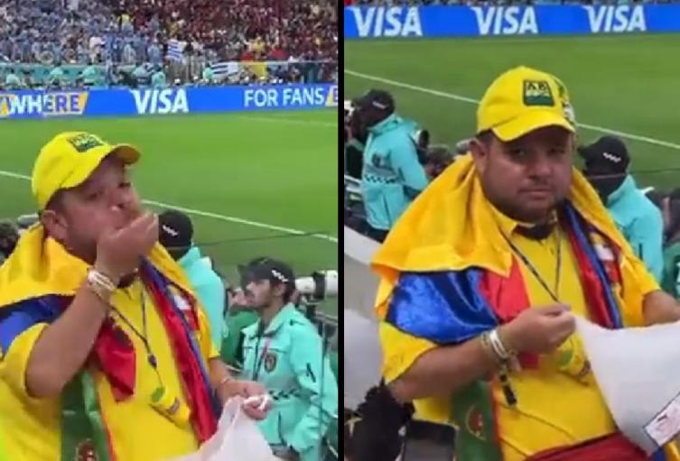 Hincha santandereano en Catar 2022