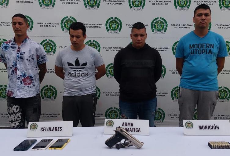 Desarticularon ‘Los Chips’, por atracar en moto y con armas de fuego en Ibagué