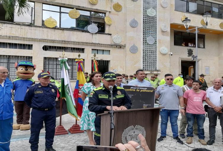 Rueda de prensa, 'Bloque de búsqueda contra la pólvora'