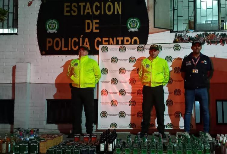 Autoridades incautaron gran cantidad de licor y cigarrillos en Ibagué