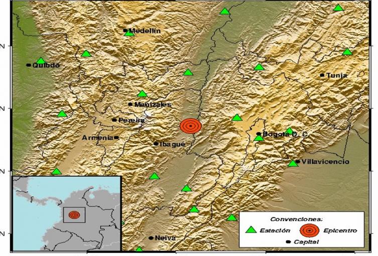 Temblor en Venadillo