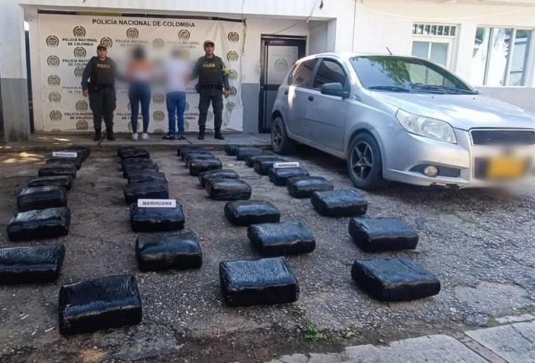 ¡Duro golpe al microtráfico! Policía Tolima incautó cargamento con 180 kilogramos de marihuana en Natagaima