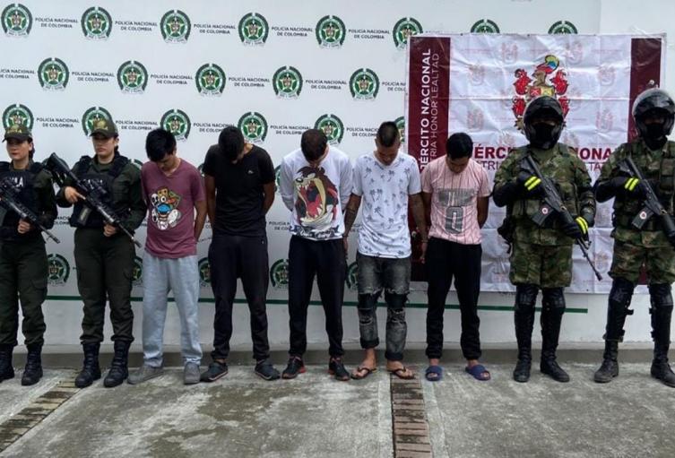 Tras las rejas enviaron a cinco sujetos que se hacían pasar por miembros del ELN entre la vía Murillo – Manizales