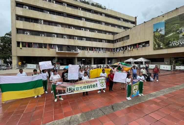 Plantón docentes