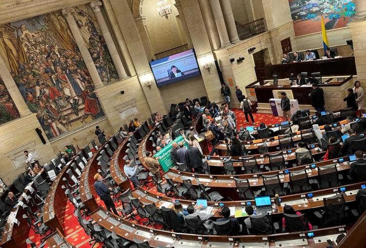 Debate en el Congreso por la reforma Salud.