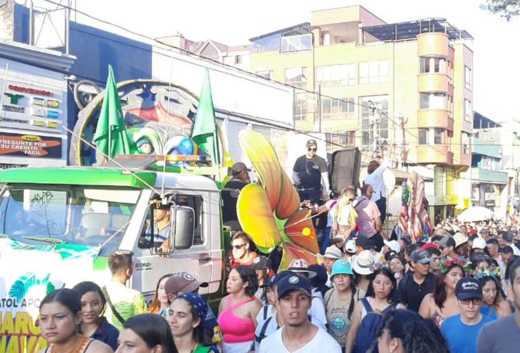 Se desarrolló en Ibagué la edición 14 de la Marcha Carnaval.