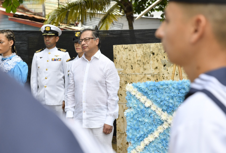 Presidente Gustavo Petro en San Andrés.