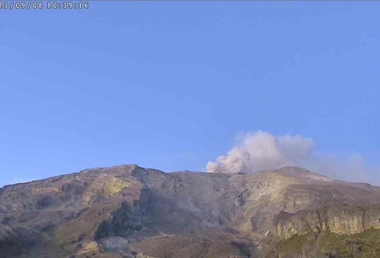 El Volcán Nevado del Ruiz intensificó su actividad sísmica