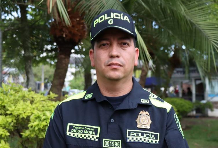 El coronel Diego Mora es el nuevo subcomandante de la Policía Metropolitana de Ibagué