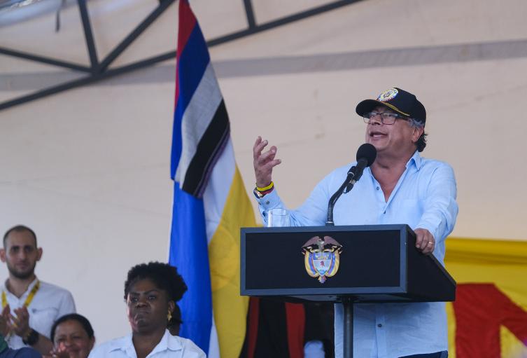 Presidente Gustavo Petro en Cali