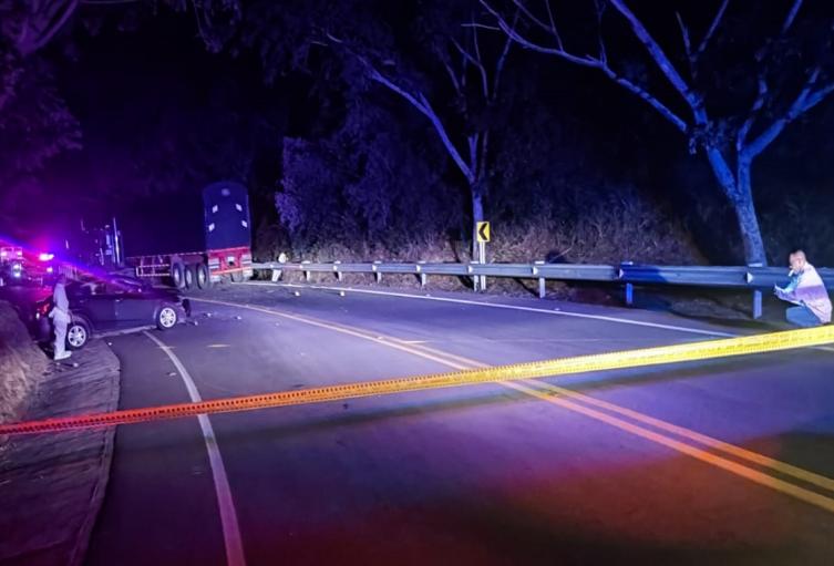 Accidente tránsito vía Ibagué - Alvarado 