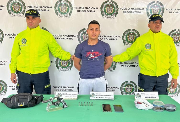 Sicario integrante del clan del golfo fue capturado en Neiva.