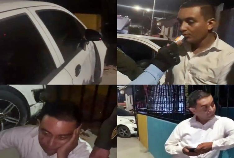 Conductor presuntamente ebrio chocó contra una vivienda e intentó volarse sobre el Eduardo Santos