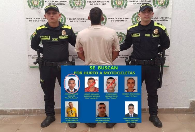 ¡Ojo con el Tuerto! Capturaron en Coyaima a uno de los ladrones de moto más buscados en Ibagué