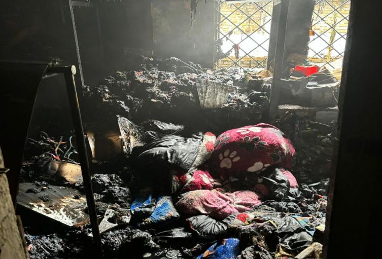 Incendio estructutal en el Centro