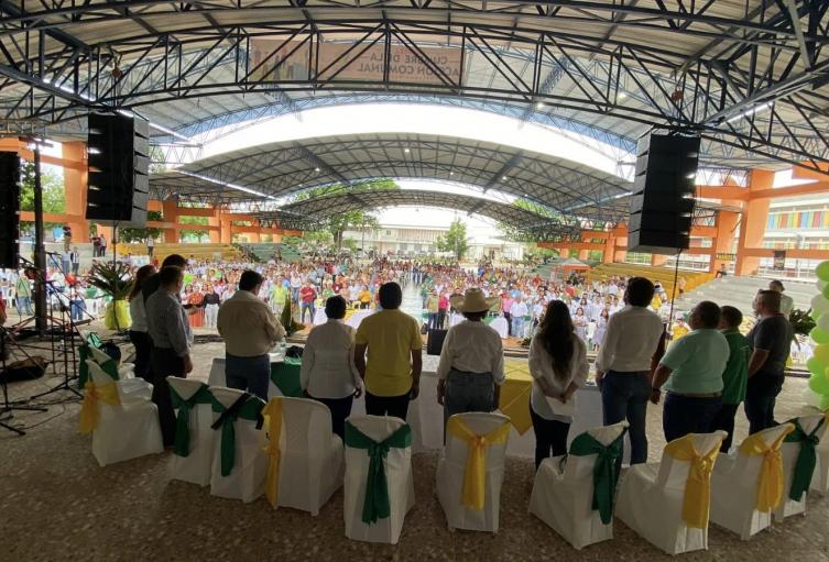 Encuentro líderes comunales en el Huila.
