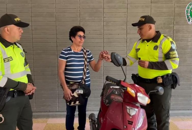 Moto recuperada