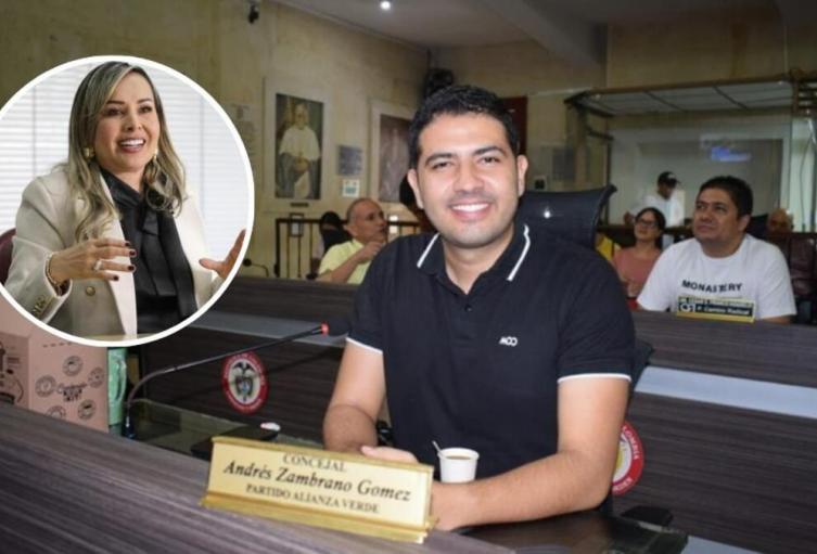 Andrés Zambrano sobre Johana Aranda