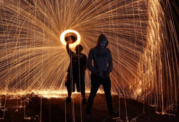 Quemados con pólvora 