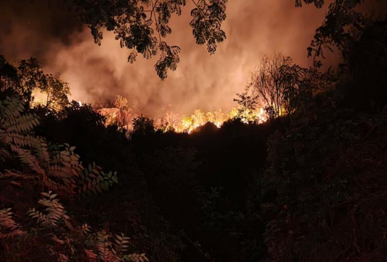 Incendio en Prado