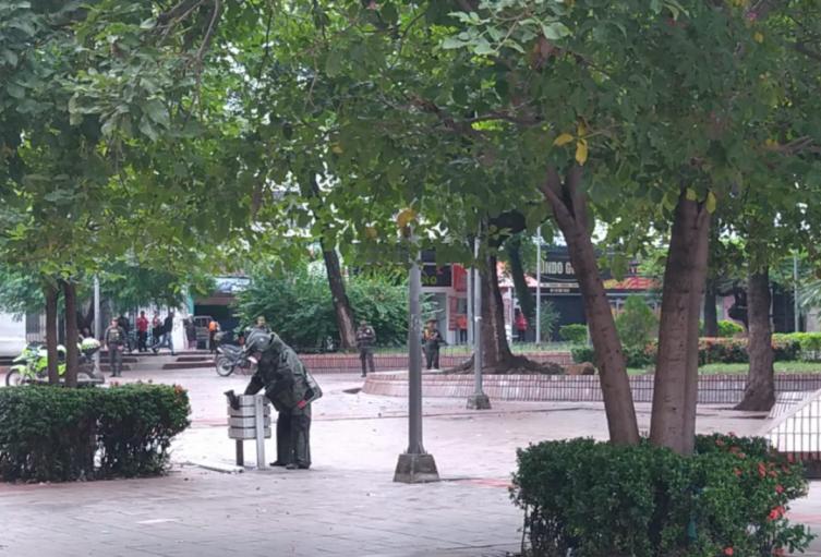 Desactivan artefacto explosivo y panfletos del ELN hallados en el centro de Neiva