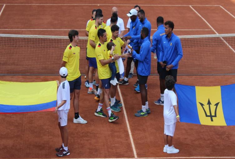 La serie entre Colombia y Barbados se encuentra 1-1 por Davis Cup Ibagué 2025