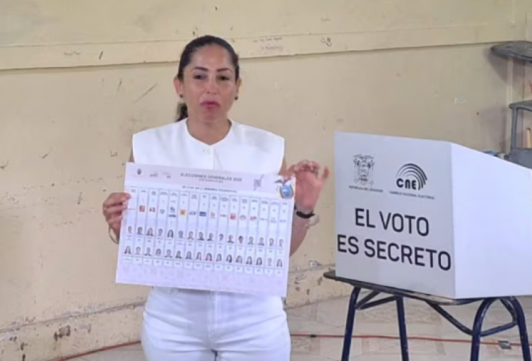 Luisa González, candidata presidencial 