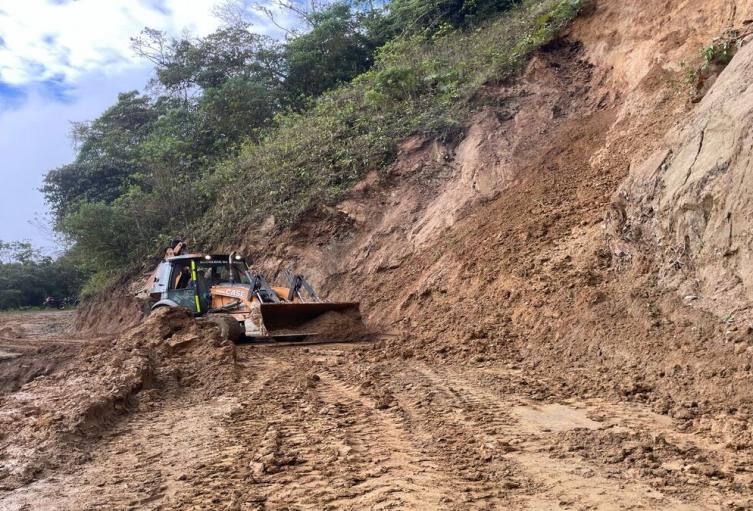 Deslizamientos en zona rural de Ibagué