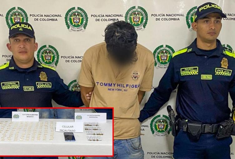 Sujeto fue detenido con bazuco y marihuana en operativo policial en Ibagué