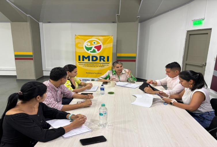 Alcaldesa de Ibagué - reunión IMDRI