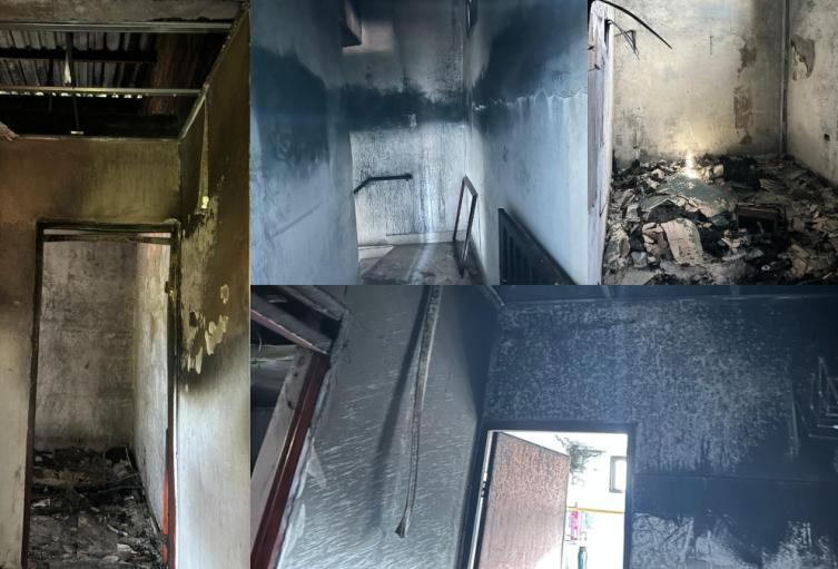 Se quemó la casa… ¡y los bomberos ni salieron!
