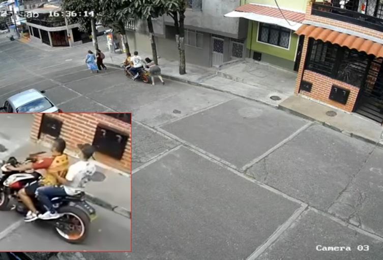 ¡La arrastraron por robarle! Mujer terminó herida tras brutal ataque de motoladrones en Ibagué