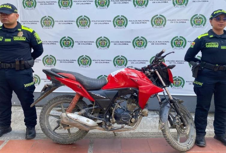 moto recuperada