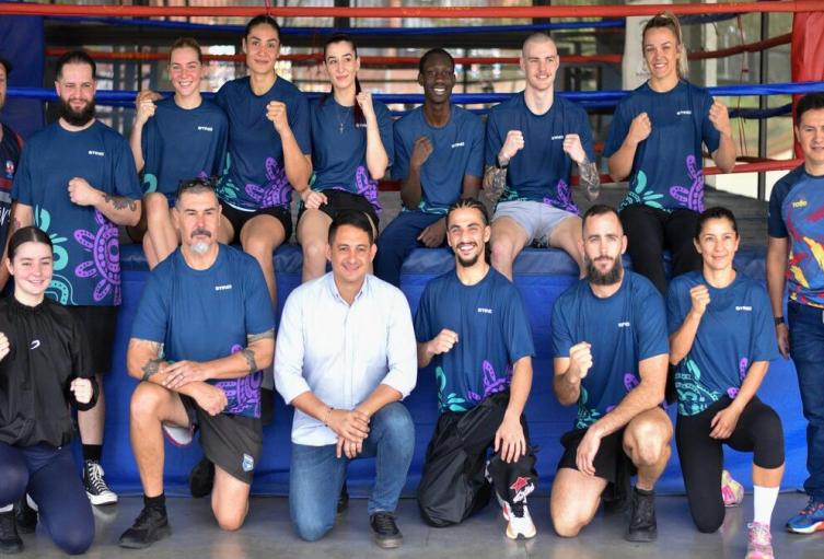 La delegación de Australia en Copa América de Boxeo, Ibagué 2025