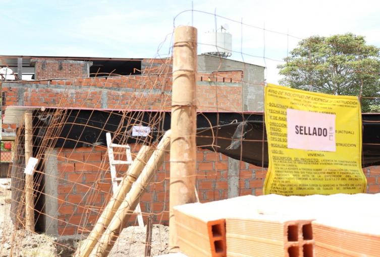 Selladas obras barrio Los Tunjos