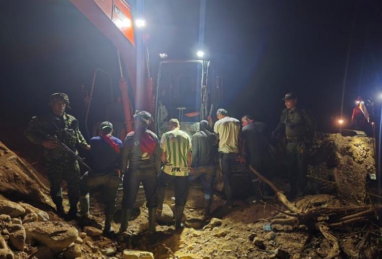 Autoridades capturaron a seis personas por minería ilegal en Ataco
