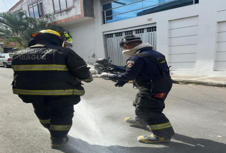 Bomberos barrio La Francia