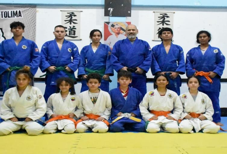 Delegación tolimense de Judo que compite por estos días en Bogotá
