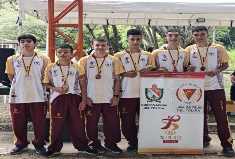 Delegación tolimense en el Nacional Juvenil de Tejo en Garzón, Huila