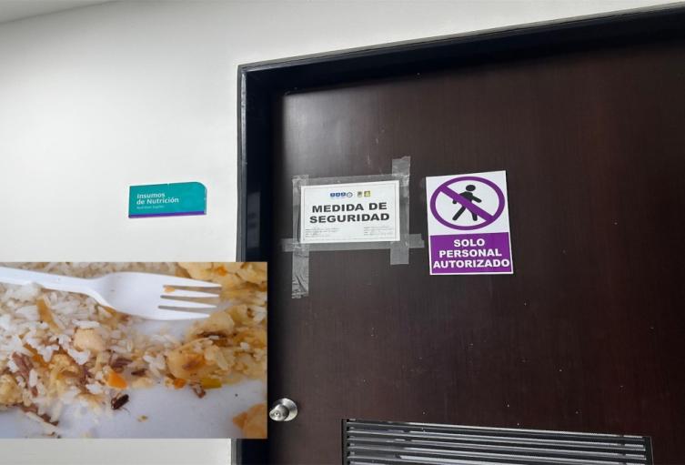 Cucaracha en la cocina Clinica Nuestra 