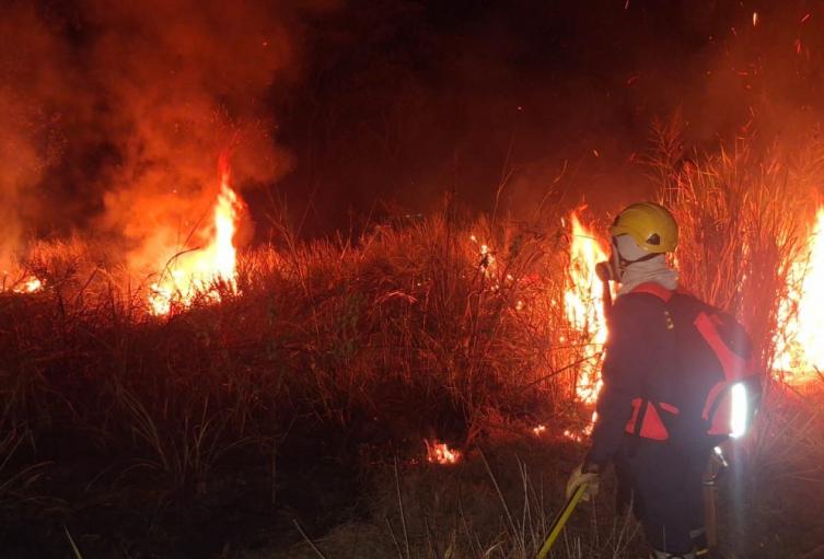 Incendio forestal en Ibagué