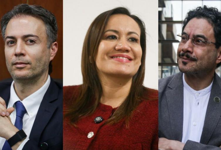 Daniel Quintero, Carolina Corcho e Iván Cepeda, candidatos del Pacto Histórico