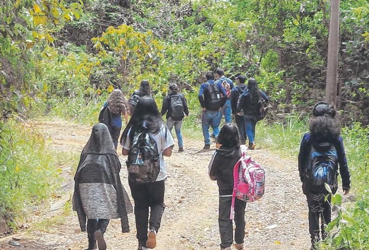 Niños de Alvarado completan un mes sin transporte escolar