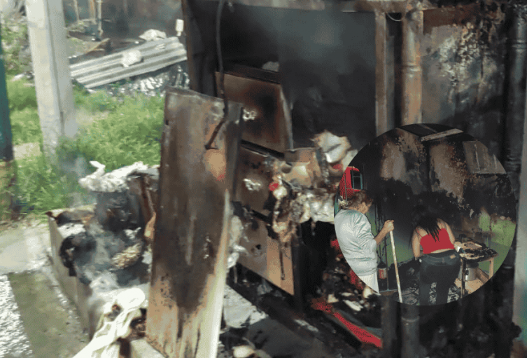Bomberos controlaron incendio estructural en el barrio Tulio Varón