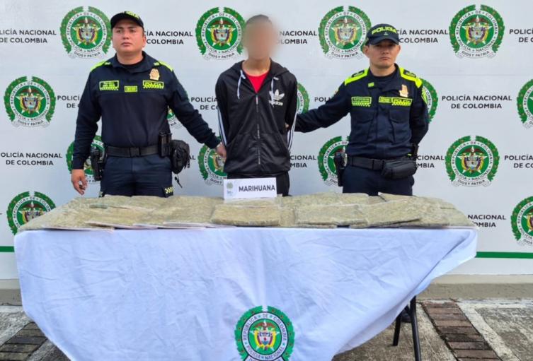 Operativo policial en el sur de Ibagué frustra transporte de marihuana