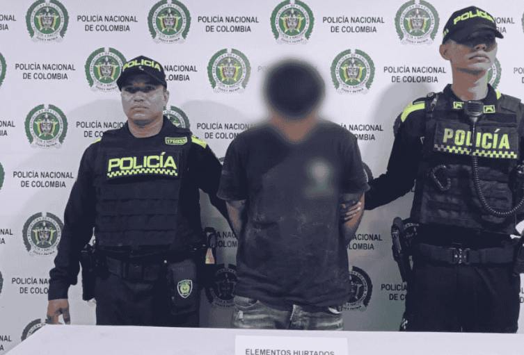 La rápida reacción policial permitió capturar a un presunto asaltante en El Espinal