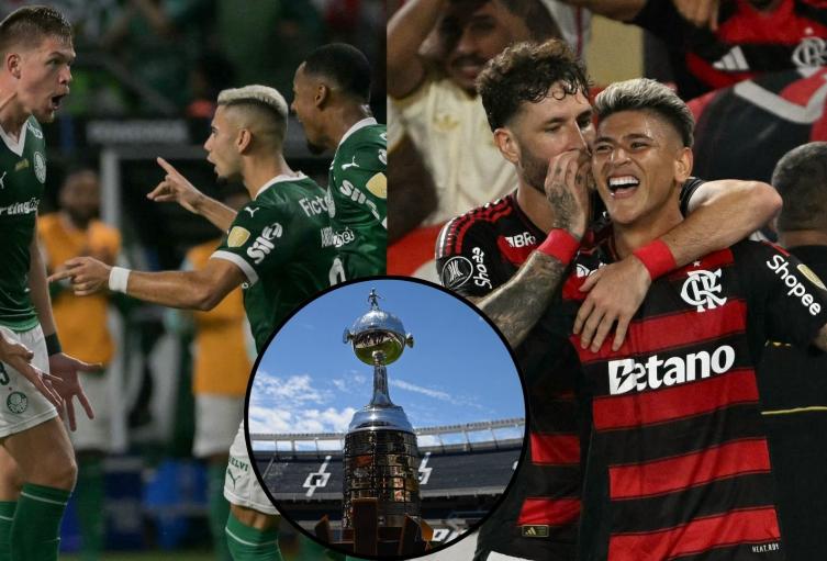 Flamengo vs Palmeiras en la final de la Copa Libertadores 2025