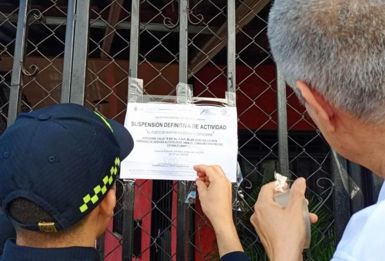 Establecimientos cerrados